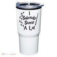 Harry Solemnly Swear A Lot Quotes Wizard Witch Tumbler thumb 0