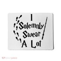 Harry Solemnly Swear A Lot Quotes Wizard Witch Mousepad thumb 0
