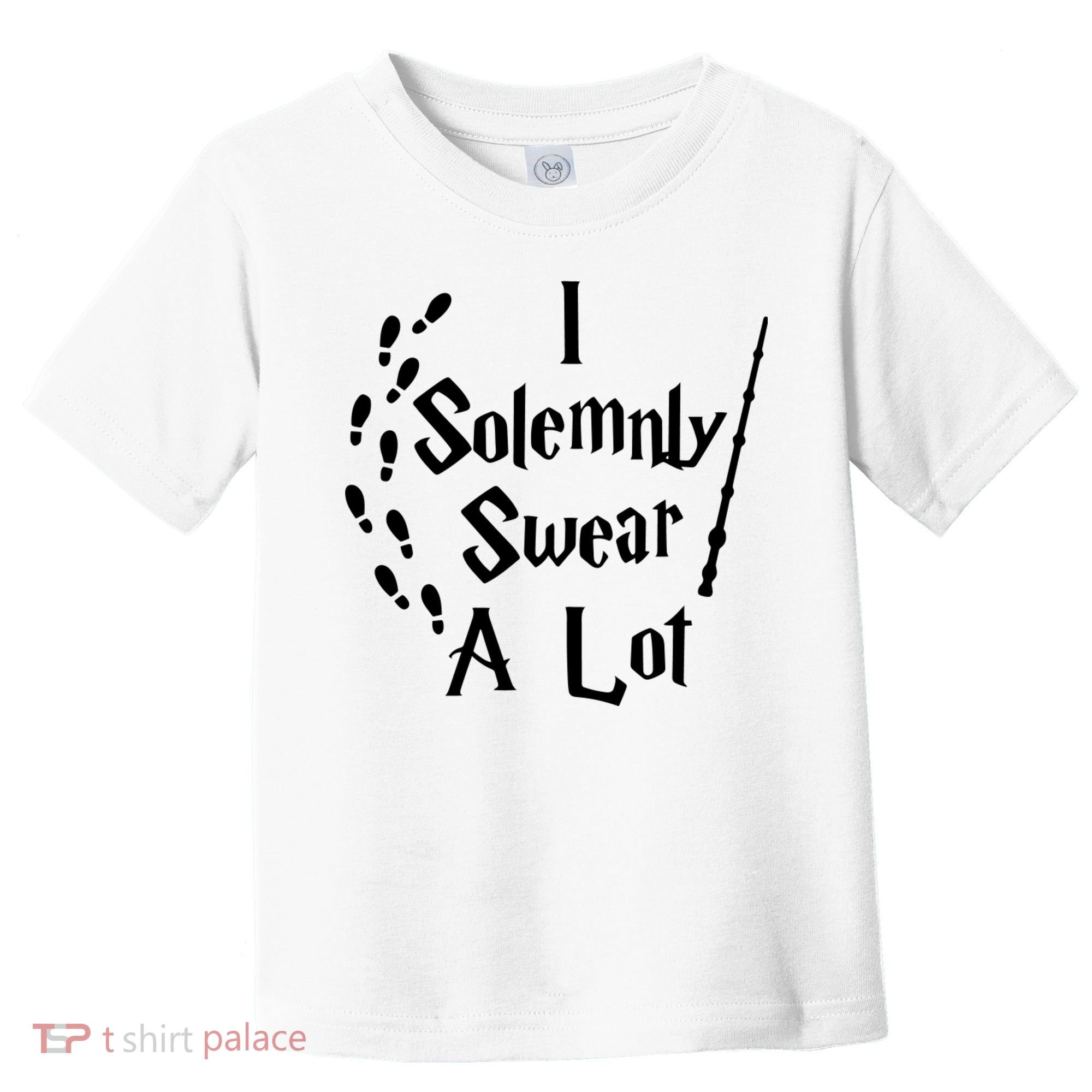 Harry Solemnly Swear A Lot Quotes Wizard Witch Toddler T-Shirt