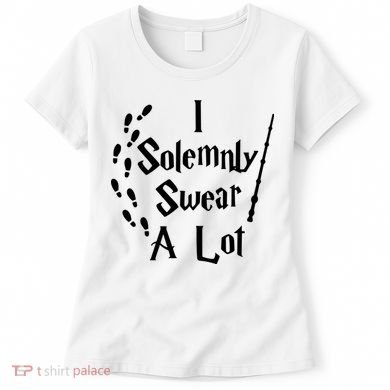 Harry Solemnly Swear A Lot Quotes Wizard Witch Women's T-Shirt