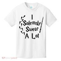 Harry Solemnly Swear A Lot Quotes Wizard Witch Kids T-Shirt thumb 0