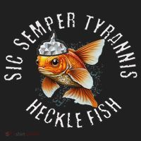 Hecklefish Says Sic Semper Tyrannis Wearing A Tinfoil Hat Hat thumb 2