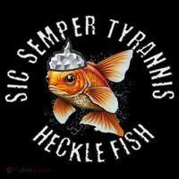 Hecklefish Says Sic Semper Tyrannis Wearing A Tinfoil Hat Toddler T-Shirt thumb 4