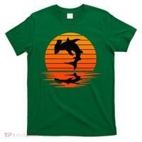 Hammerhead Shark Sihouette Sunset T-Shirt thumb 0