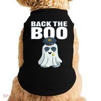 Halloween Spooky Seas The Boo Funny Police Ghost Gift Doggie Tank thumb 0
