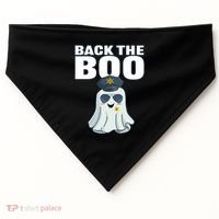 Halloween Spooky Seas The Boo Funny Police Ghost Gift USA-Made Doggie Bandana thumb 0
