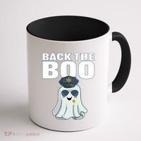 Halloween Spooky Seas The Boo Funny Police Ghost Gift Coffee Mug thumb 1