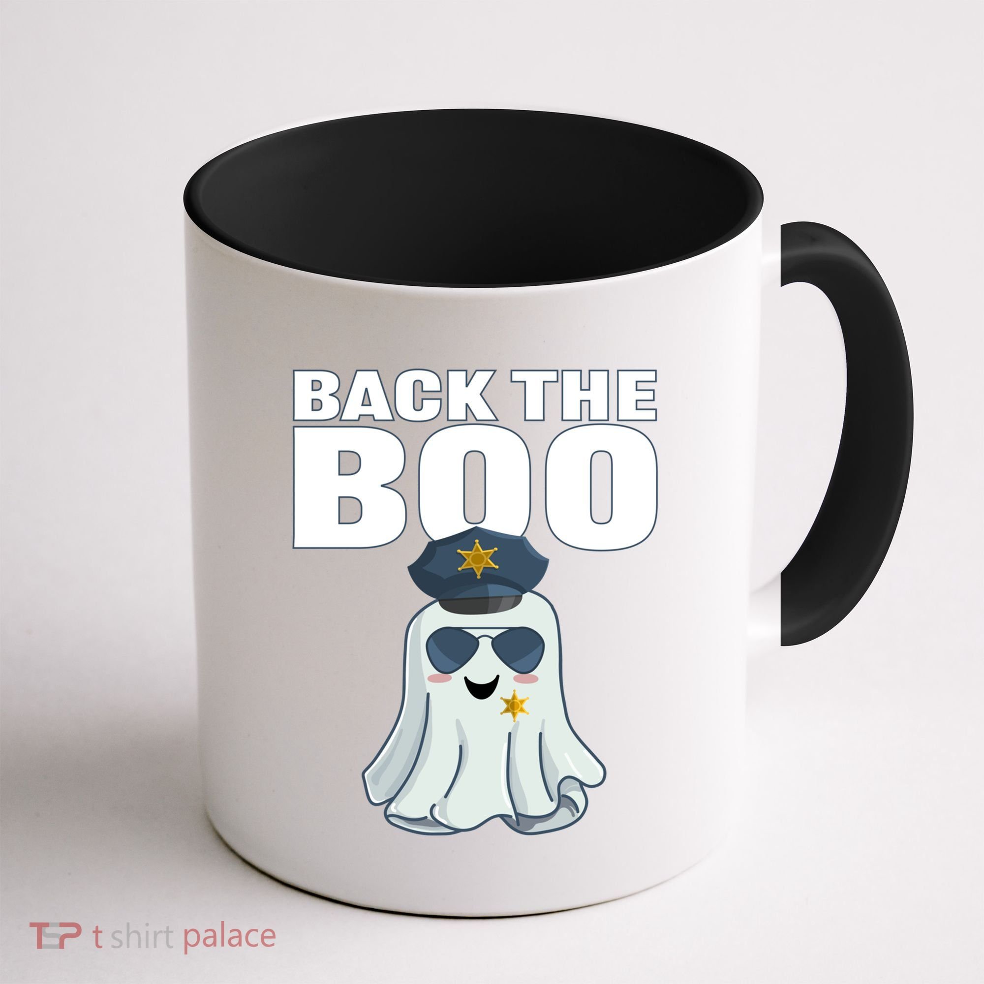 Halloween Spooky Seas The Boo Funny Police Ghost Gift Coffee Mug