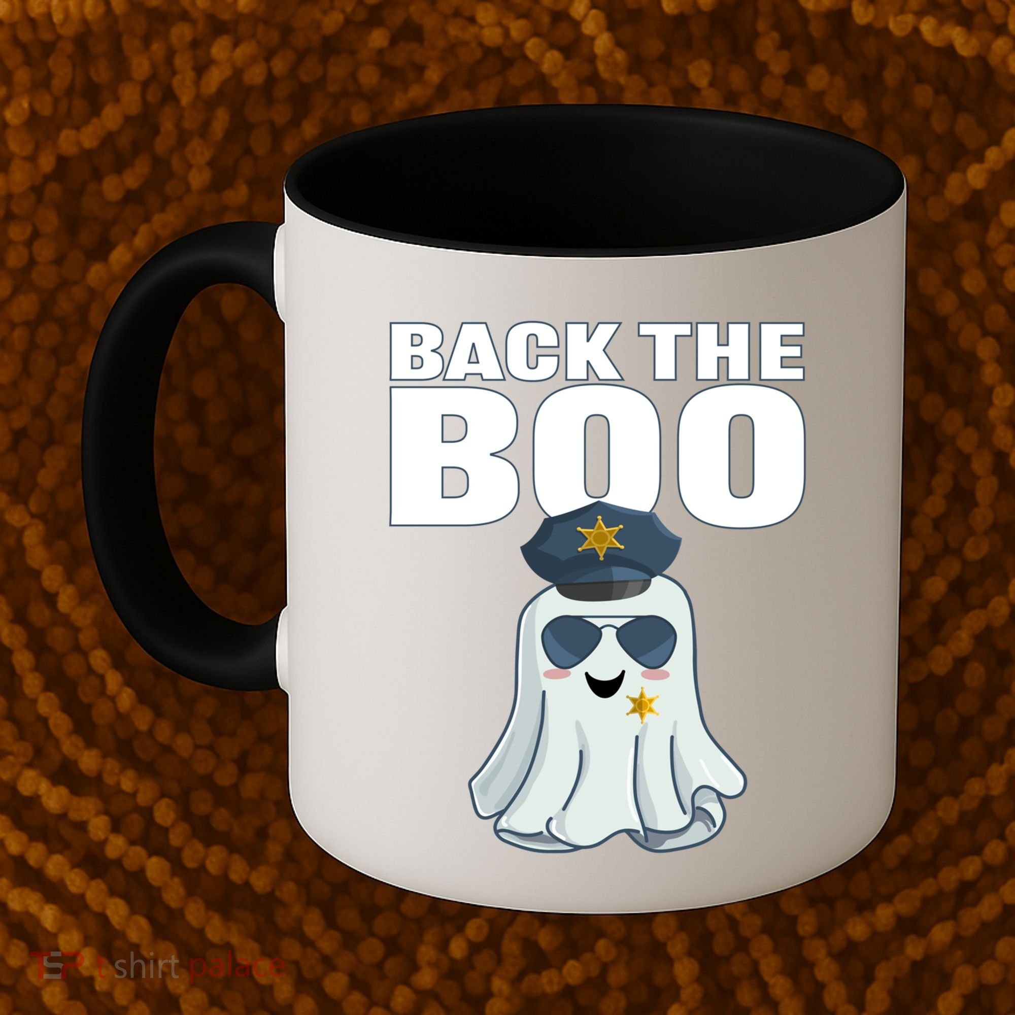Halloween Spooky Seas The Boo Funny Police Ghost Gift Coffee Mug