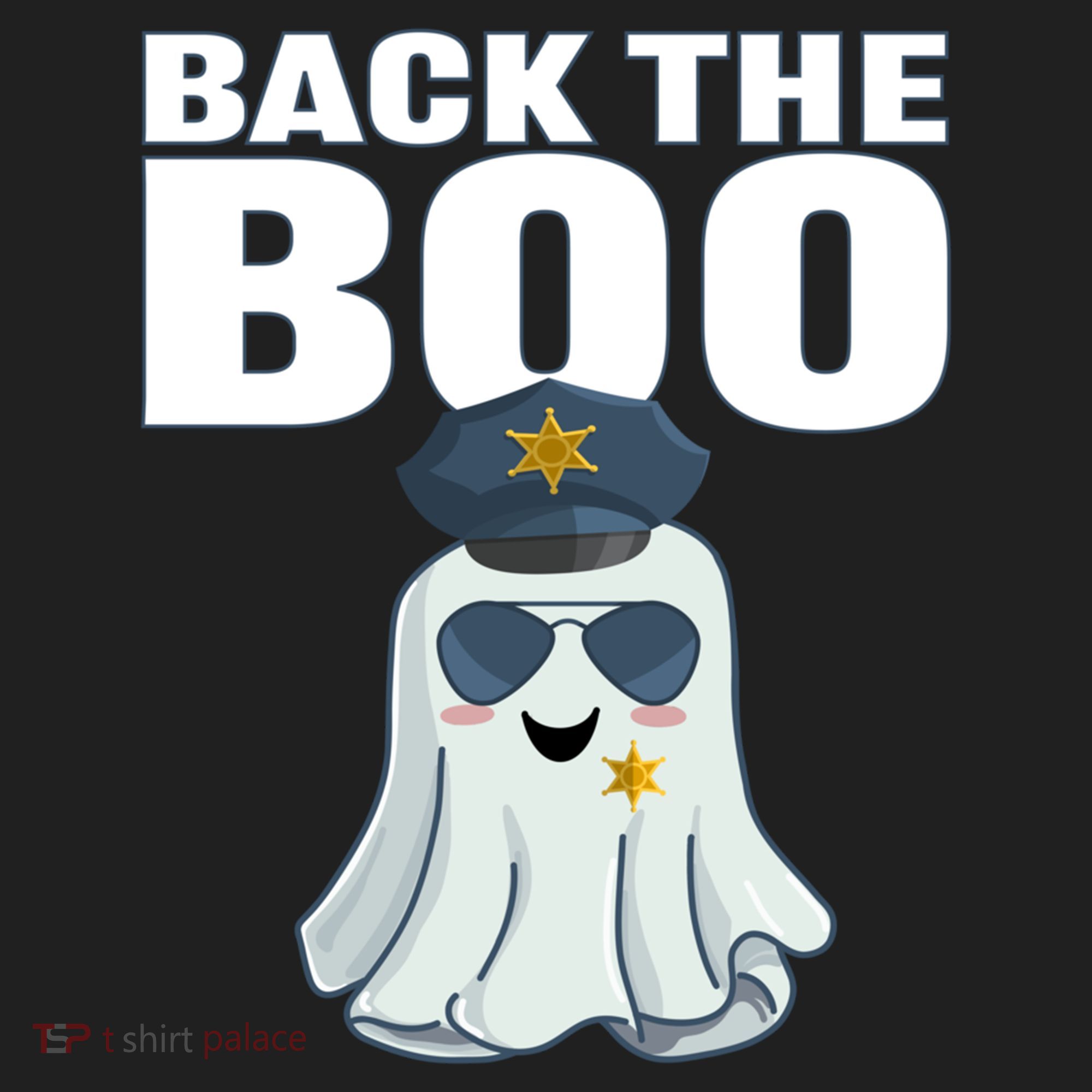 Halloween Spooky Seas The Boo Funny Police Ghost Gift Beanie