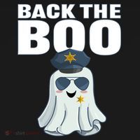 Halloween Spooky Seas The Boo Funny Police Ghost Gift Pajama Set thumb 2