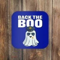 Halloween Spooky Seas The Boo Funny Police Ghost Gift Coaster thumb 0