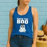 Halloween Spooky Seas The Boo Funny Police Ghost Gift Women's Tank Top thumb 2