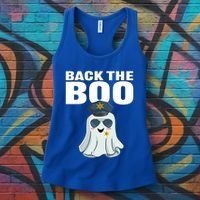 Halloween Spooky Seas The Boo Funny Police Ghost Gift Women's Tank Top thumb 3