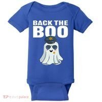 Halloween Spooky Seas The Boo Funny Police Ghost Gift Baby Bodysuit thumb 0