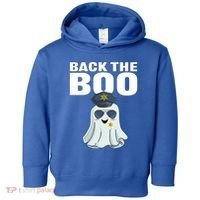Halloween Spooky Seas The Boo Funny Police Ghost Gift Toddler Hoodie thumb 0