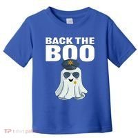 Halloween Spooky Seas The Boo Funny Police Ghost Gift Toddler T-Shirt thumb 0