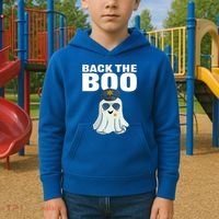 Halloween Spooky Seas The Boo Funny Police Ghost Gift Kids Hoodie thumb 2