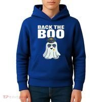 Halloween Spooky Seas The Boo Funny Police Ghost Gift Kids Hoodie thumb 4