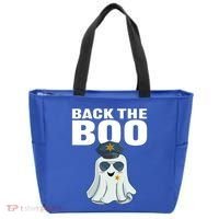 Halloween Spooky Seas The Boo Funny Police Ghost Gift Tote Bag thumb 0