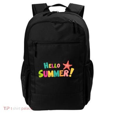 Hello Summer Starfish Colorful Backpack