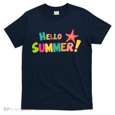 Hello Summer Starfish Colorful T-Shirt