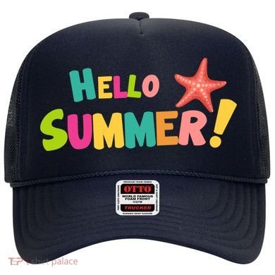 Hello Summer Starfish Colorful Hat