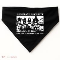 Homeland Security Since 1482 Printed Cotton USA-Made Doggie Bandana thumb 0