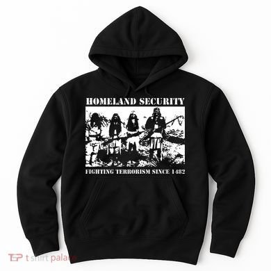 Homeland Security Since 1482 Printed Cotton Hoodie