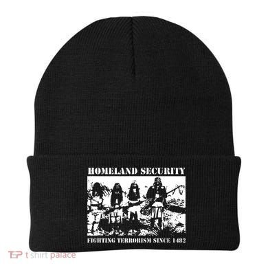 Homeland Security Since 1482 Printed Cotton Beanie