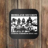 Homeland Security Since 1482 Printed Cotton Coaster thumb 0