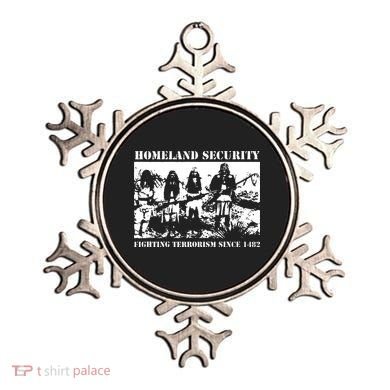 Homeland Security Since 1482 Printed Cotton Ornament
