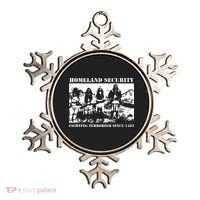 Homeland Security Since 1482 Printed Cotton Ornament thumb 0
