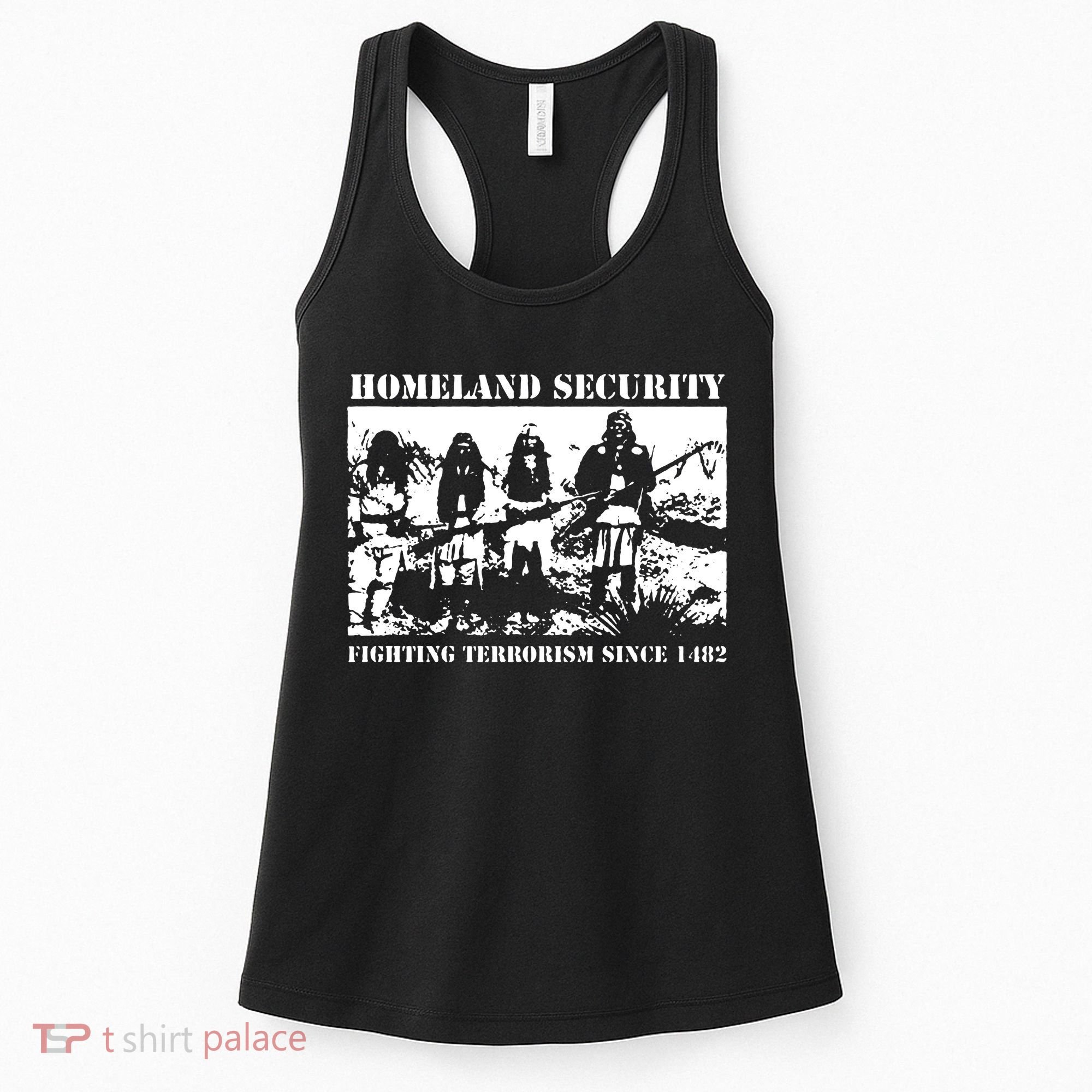 Homeland Security Since 1482 Printed Cotton Women's Tank Top