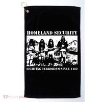 Homeland Security Since 1482 Printed Cotton Golf Towel thumb 0