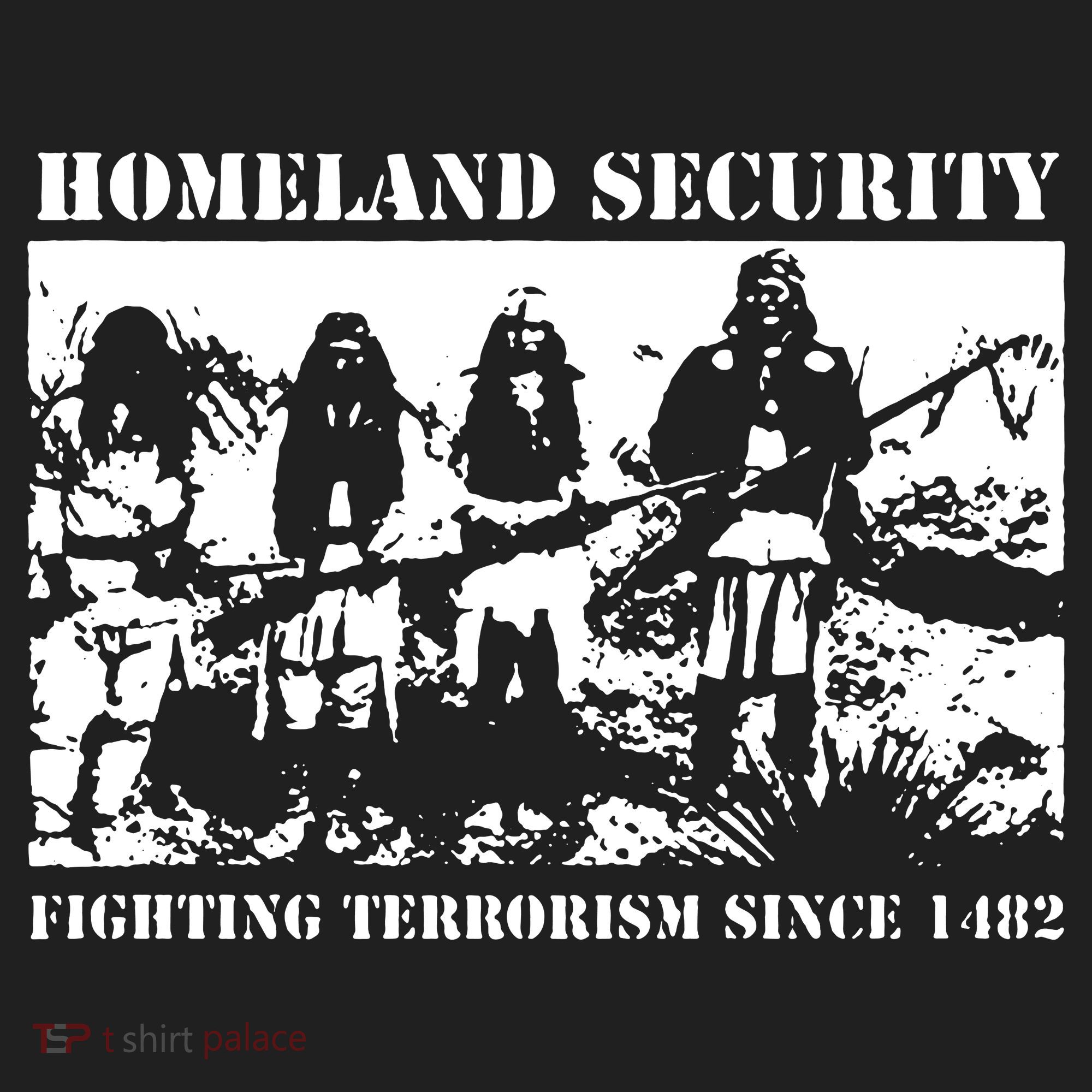 Homeland Security Since 1482 Printed Cotton Golf Towel