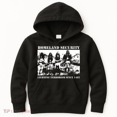 Homeland Security Since 1482 Printed Cotton Kids Hoodie
