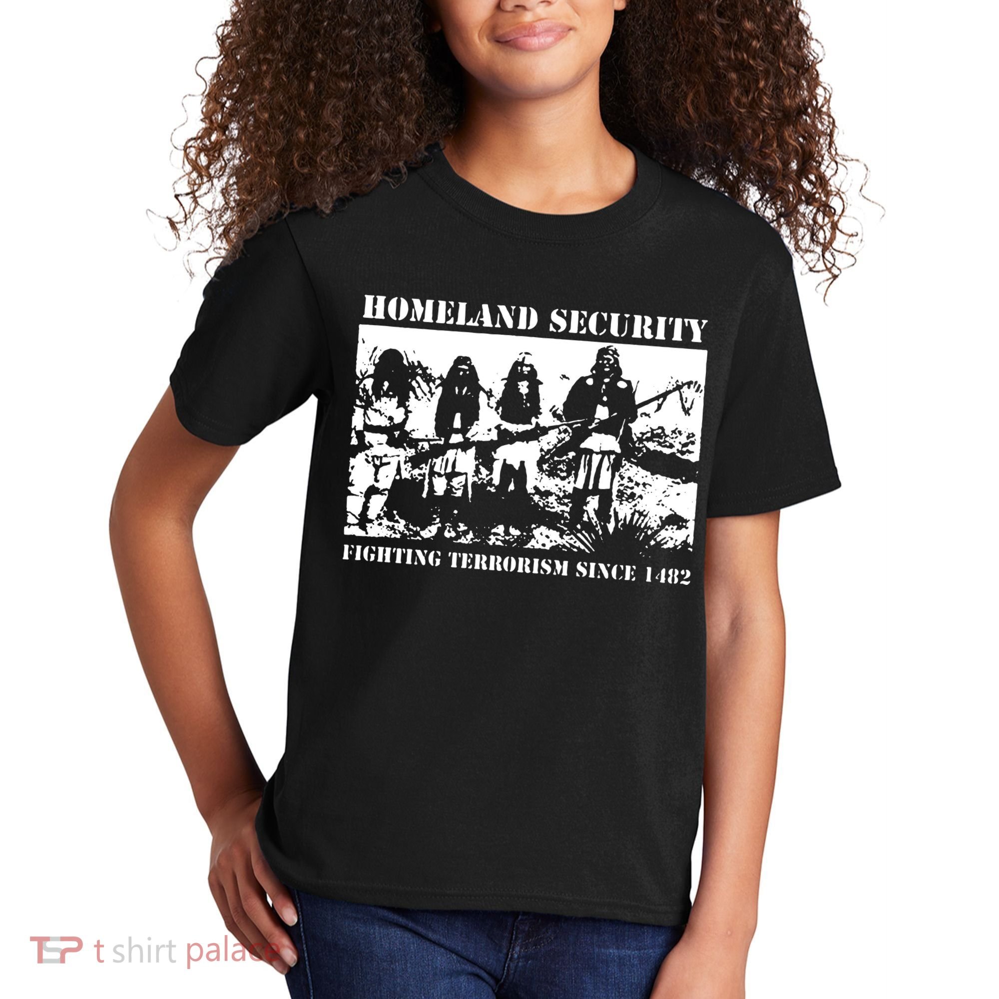 Homeland Security Since 1482 Printed Cotton Kids T-Shirt