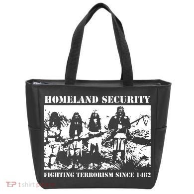 Homeland Security Since 1482 Printed Cotton Tote Bag