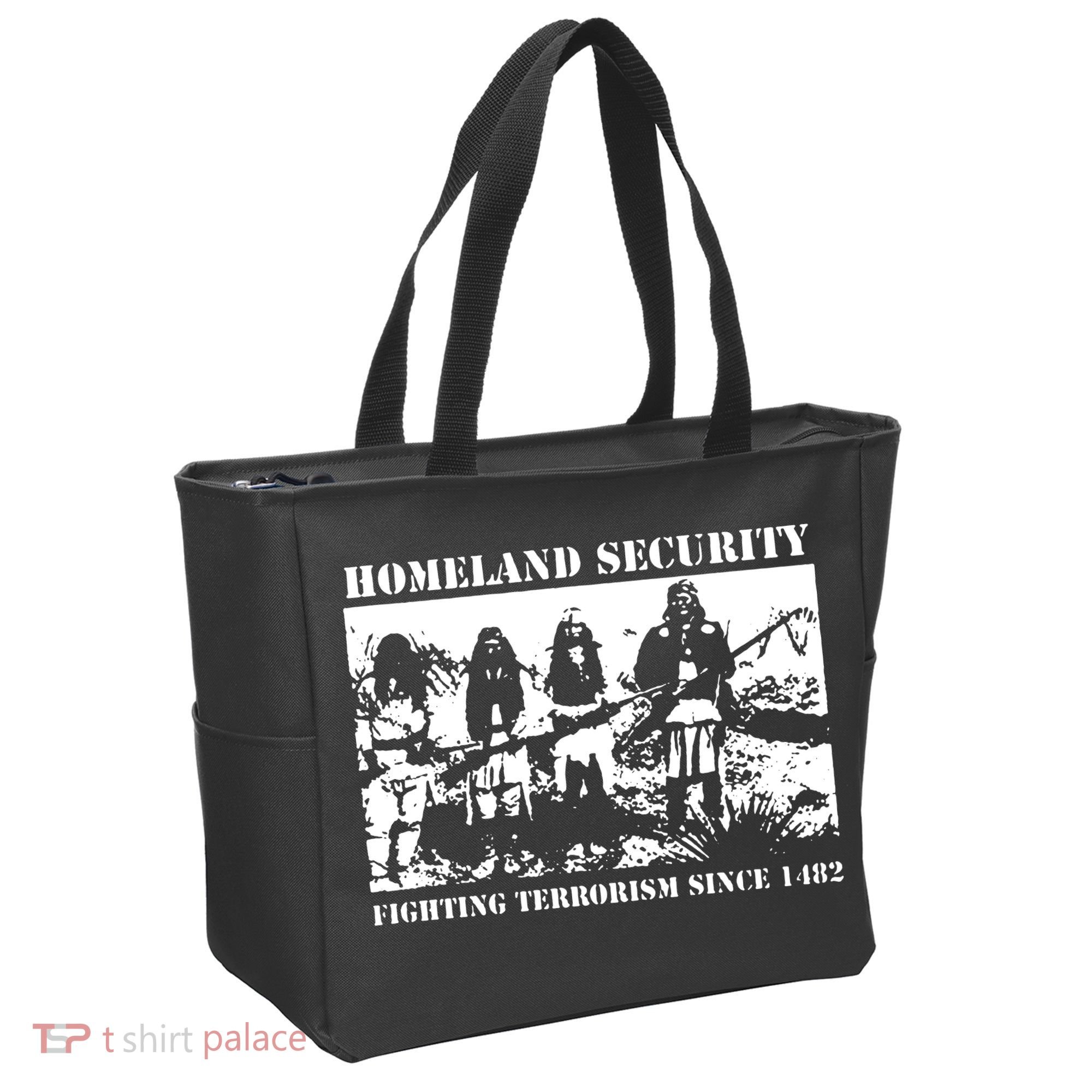 Homeland Security Since 1482 Printed Cotton Tote Bag