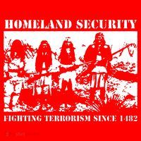 Homeland Security Since 1482 Printed Cotton Santa Hat thumb 1