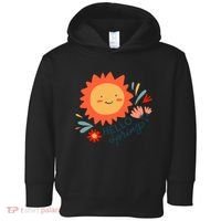 Hello Spring Sunset Floral Toddler Hoodie thumb 0