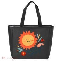 Hello Spring Sunset Floral Tote Bag thumb 0