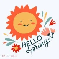 Hello Spring Sunset Floral Doggie Tank thumb 4