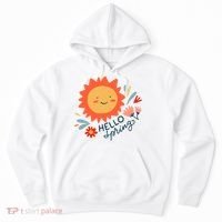 Hello Spring Sunset Floral Hoodie thumb 0