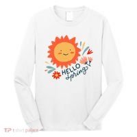 Hello Spring Sunset Floral Long Sleeve Shirt thumb 0