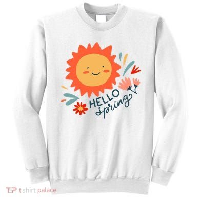 Hello Spring Sunset Floral Sweatshirt