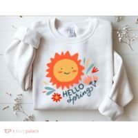 Hello Spring Sunset Floral Sweatshirt thumb 2