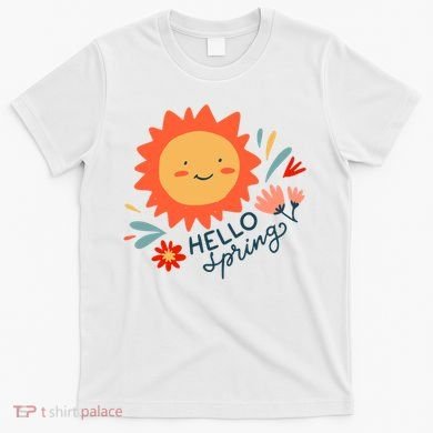 Hello Spring Sunset Floral T-Shirt