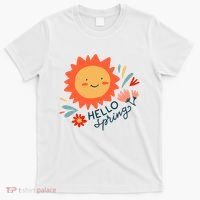 Hello Spring Sunset Floral T-Shirt thumb 0